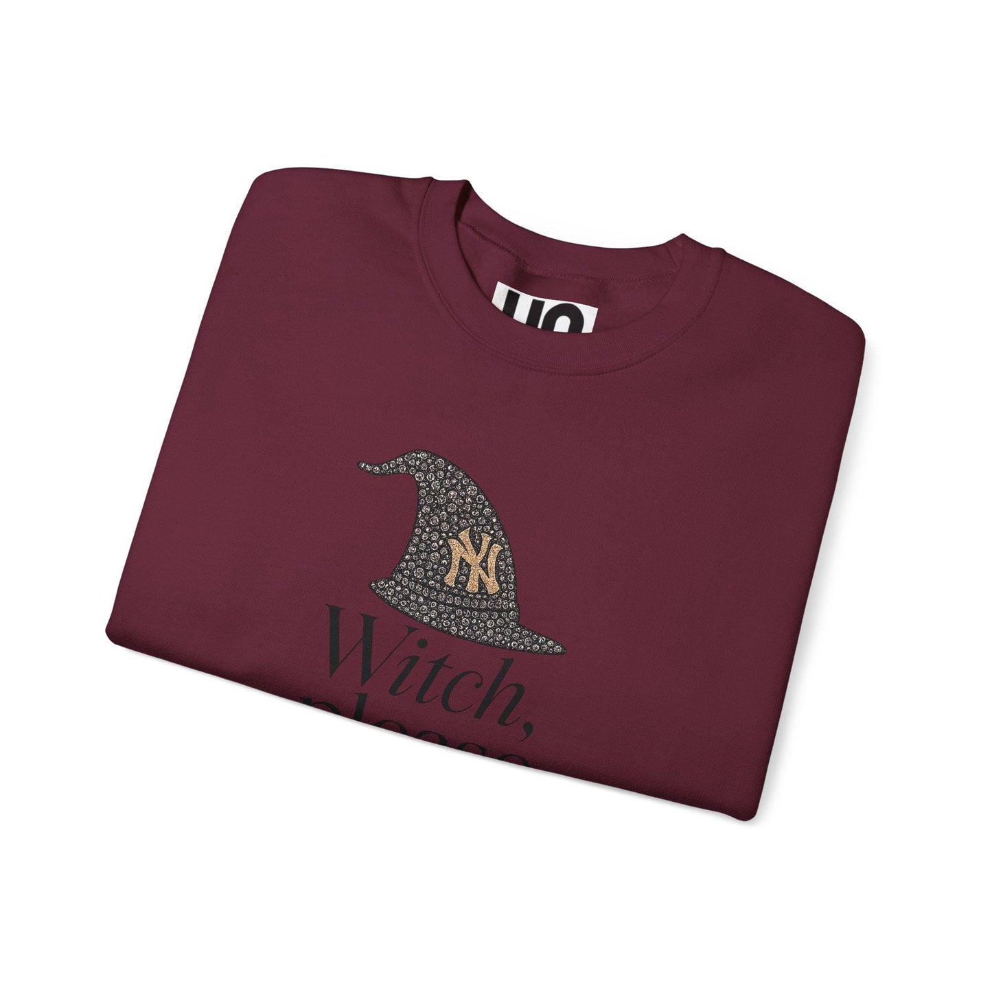 Witch Please Crewneck Sweatshirt: Spooky Season Fall Apparel
