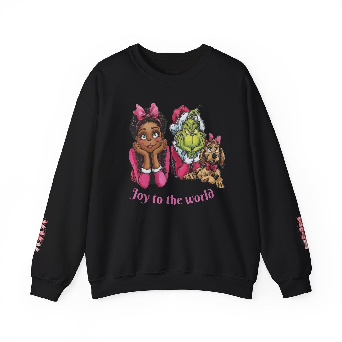 Who Girl Grinch and Max Waiting for Christmas Sweatshirt | Cute Holiday Design