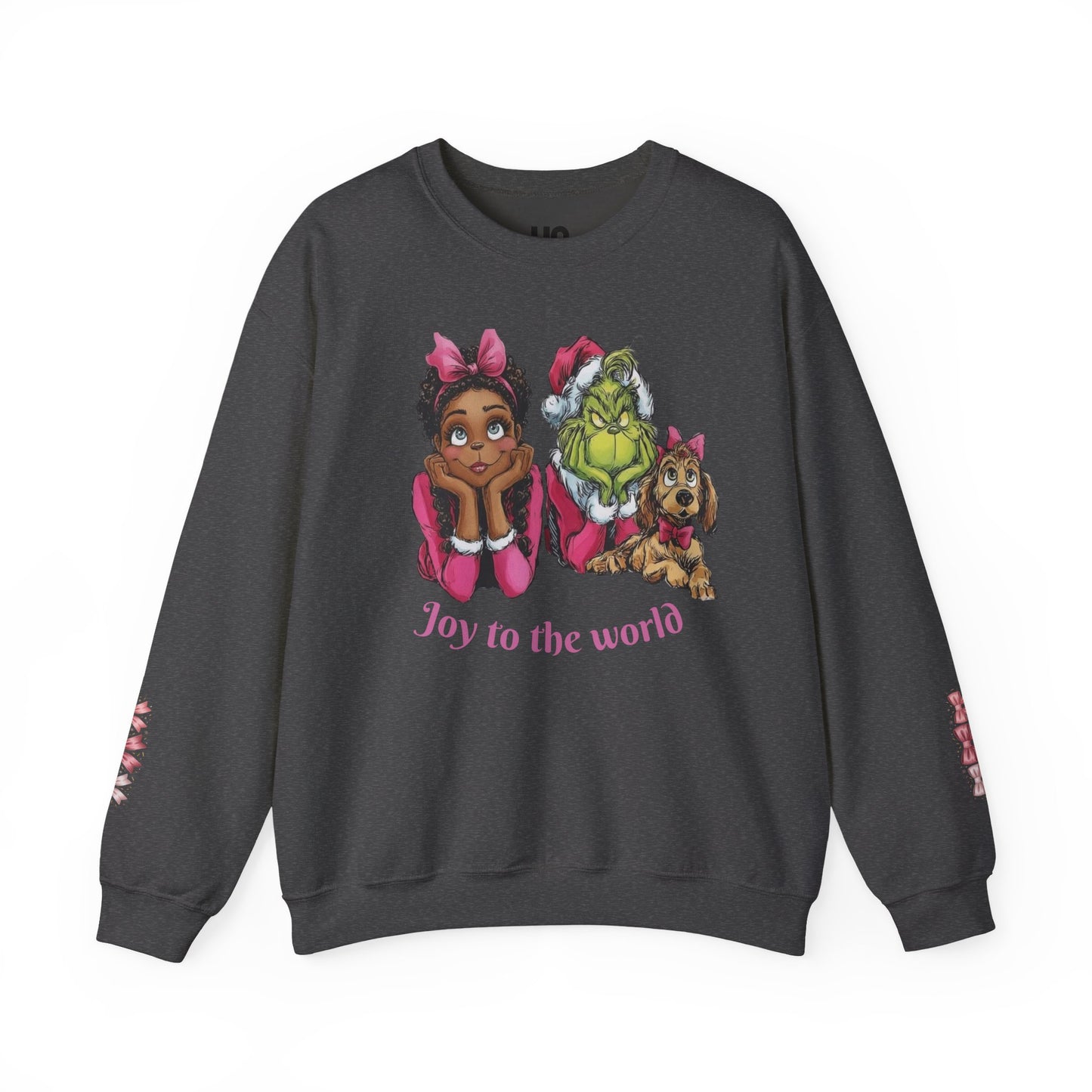 Who Girl Grinch and Max Waiting for Christmas Sweatshirt | Cute Holiday Design