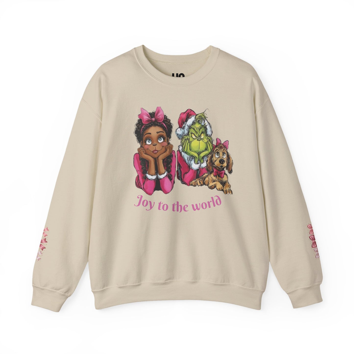 Who Girl Grinch and Max Waiting for Christmas Sweatshirt | Cute Holiday Design