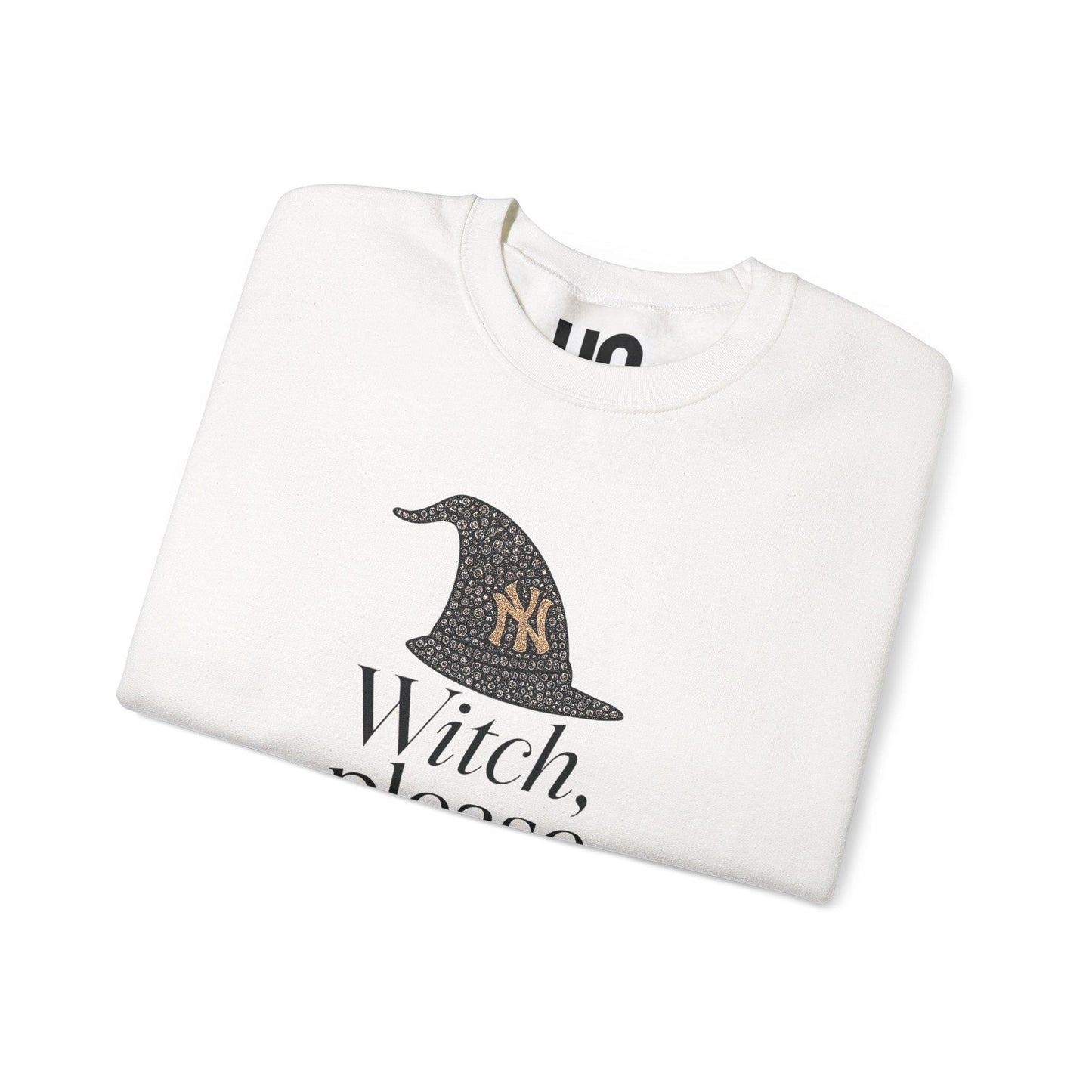 Witch Please Crewneck Sweatshirt: Spooky Season Fall Apparel