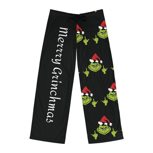 Grinchmas Pajama Pants, Funny Holiday Lounge Wear, Christmas Gift for Him, Comfy Sleepwear, Xmas PJ Bottoms